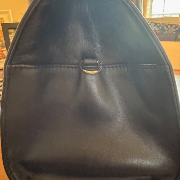 Small Satchel - Black with black calf hair trim - Picture 6 of 8